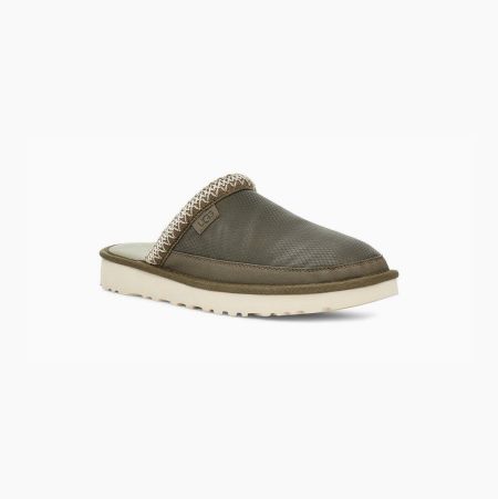 UGG Tasman Slip-On ULD Mono Green Slippers for Men (WQNE81935)